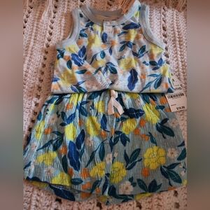 One First Impressions Baby Floral Outfit For Summer
